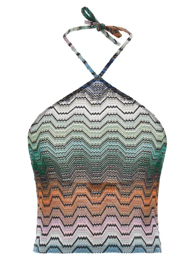 Missoni 'zig Zag' Knit Top In Multi