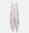 Missoni Zigzag-woven Crochet Maxi Dress In Metallic