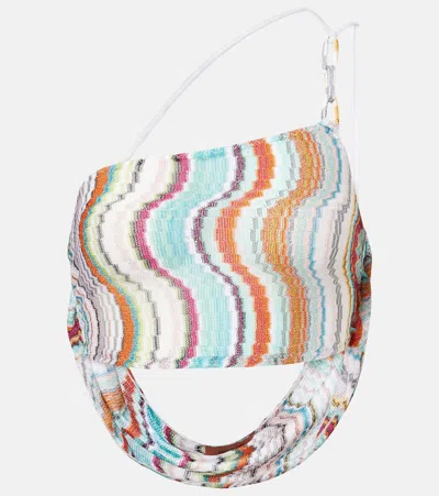 Missoni Zig Zag Lamé Crop Top In Multicoloured