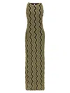 Missoni Round Neck Dress In Multicolor