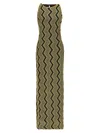 Missoni Round Neck Dress In Multicolor