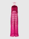 Missoni Zick-zack-jumpsuit Aus Lamé-viskose Mit Fransen In Purple