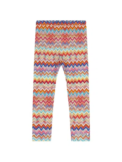 Missoni Zig-zag Leggings In Multi