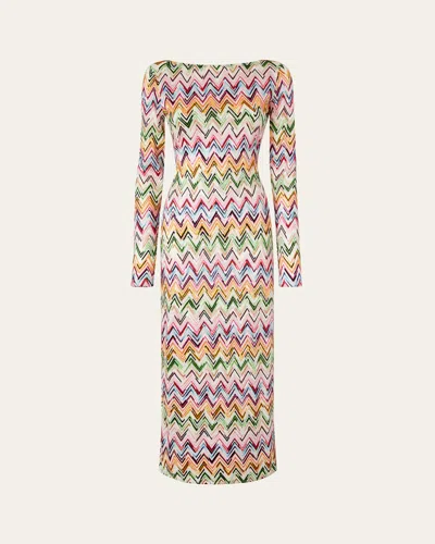 Missoni Zig Zag Maxi Beach Dress In Multi