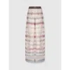 Missoni Zig Zag Mesh Cover-up Trousers With Sequins In Multicoloured