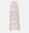 Missoni Zig Zag Metallic Maxi Skirt In Multicolor