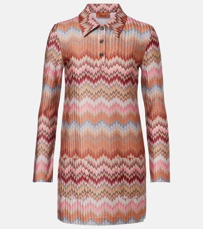 Missoni Zig Zag Minidress In Multi