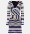 Missoni Long Sleeve Dress In Multicoloured