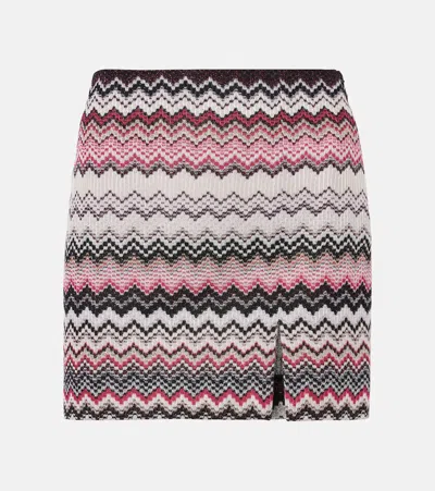 Missoni Zig Zag Miniskirt In Pink