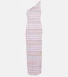 Missoni Zig Zag One-shoulder Maxi Dress In Multi