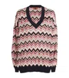 Missoni Zigzag Crochet-knit Jumper In Multi