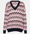 Missoni Zigzag Crochet-knit Jumper In Multicoloured