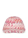 Missoni Zig-zag Pattern Baseball Hat In Multi