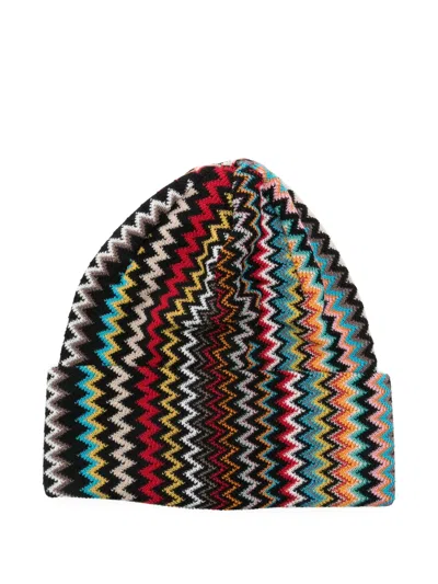 MISSONI ZIG ZAG-PATTERN HAT