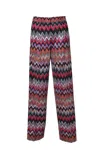 Missoni Zig Zag Pattern Lurex Knit Pants