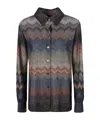Missoni Zig-zag Pattern Shirt In Black