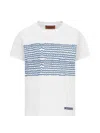Missoni Zig-zag-pattern T-shirt In White
