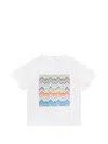 Missoni Zig-zag Pattern T-shirt In White