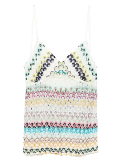 Missoni Zig-zag Pattern Tank Top