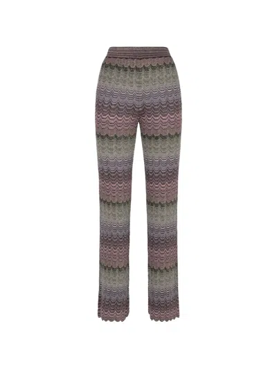 Missoni Zig Zag-pattern Trousers In Multi