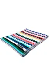Missoni Zig Zag-patterned Beach Towel In Blue