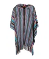 Missoni Zig Zag Patterned Cape In Multi