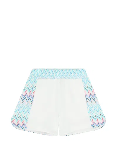 Missoni Kids' Zig-zag Patterned Shorts In Multi