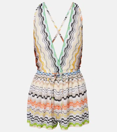 Missoni Zig Zag Playsuit In Multi