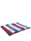 Missoni Zig-zag Print Cotton Towel In Blue