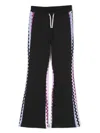 Missoni Zig-zag Print Flared Track Pants In Black