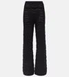 Missoni Zig-zag Patterned Elastic Waist Trousers In Schwarz