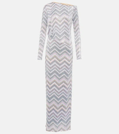 Missoni Zig Zag Sequined Maxi Dress In Multicoloured