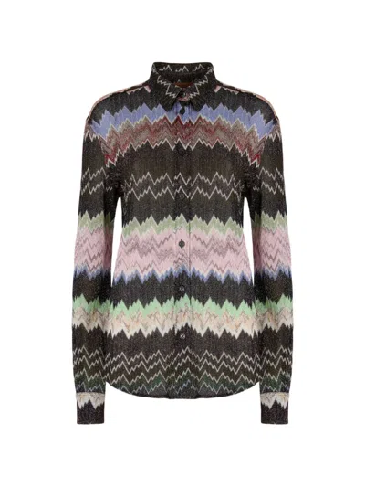 Missoni Zig Zag Shirt In Multi