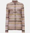 Missoni Relief Zig Zag Rashel Long Sleeves Shirt In Multicoloured