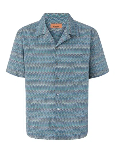 MISSONI ZIG-ZAG SHORT-SLEEVE SHIRT