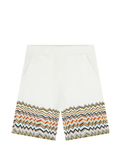 Missoni Kids' Zig-zag Shorts In Multi