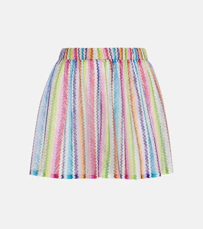 Missoni Zig Zag Shorts In Multicolor