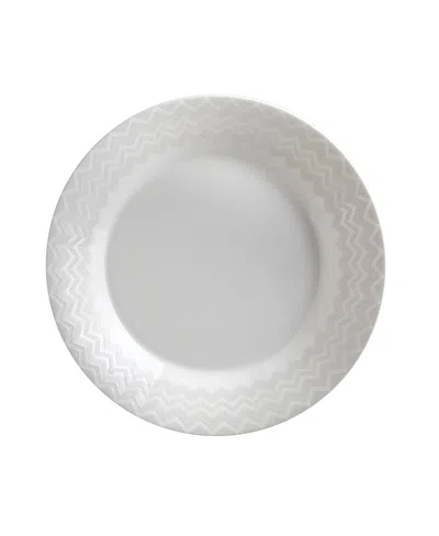 Missoni Zig Zag Soup Plates, Set Of 6 In White