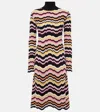 Missoni Kleid Mit Rollkragen Und Intarsienmuster In Multicoloured