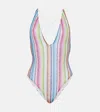 Missoni Zig Zag Swimsuit In Multicoloured