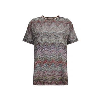 Missoni Zig Zag T-shirt In Multi