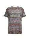 Missoni Caperdoni Short Sleeve T-shirt With Sequin In Multi
