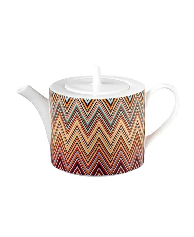 Missoni Zig Zag Tea Pot In Multi