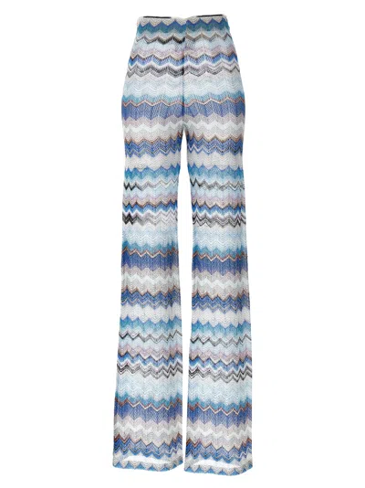 MISSONI ZIG-ZAG PATTERNED TROUSERS