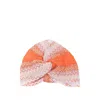 Missoni Knot-front Zigzag Turban In Multi