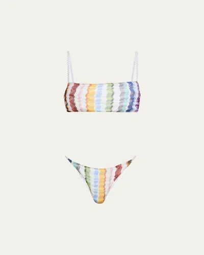 Missoni Zig Zag Two-piece Swimsuit In Multi