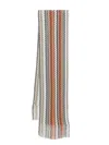 Missoni Zig-zag Viscose Blend Fringed Scarf Accessories In Multicolour