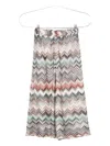 Missoni Zig-zag Viscose Trousers In Gray