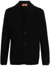 Missoni Zig-zag Weave Single-breasted Jacket In Black
