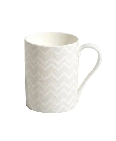 Missoni Zig Zag White Mug Cup In Multi